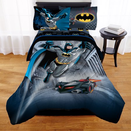 Heirloom Bed Set - Warner Brothers Batman Guardian Speed Bed in a Bag Bedding Set