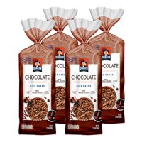 (4 Pack) Quaker Rice Cakes, Chocolate Crunch, 7.23 oz Bag