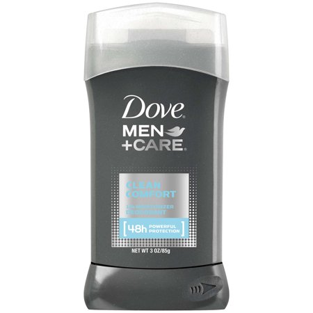 Dove Men+Care Clean Comfort 48 Hour Protection Deodorant Stick, 3 (Best 24 Hour Deodorant)