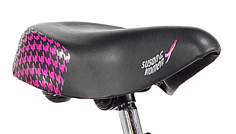 susan g komen 26 women's cruiser bike hot pink