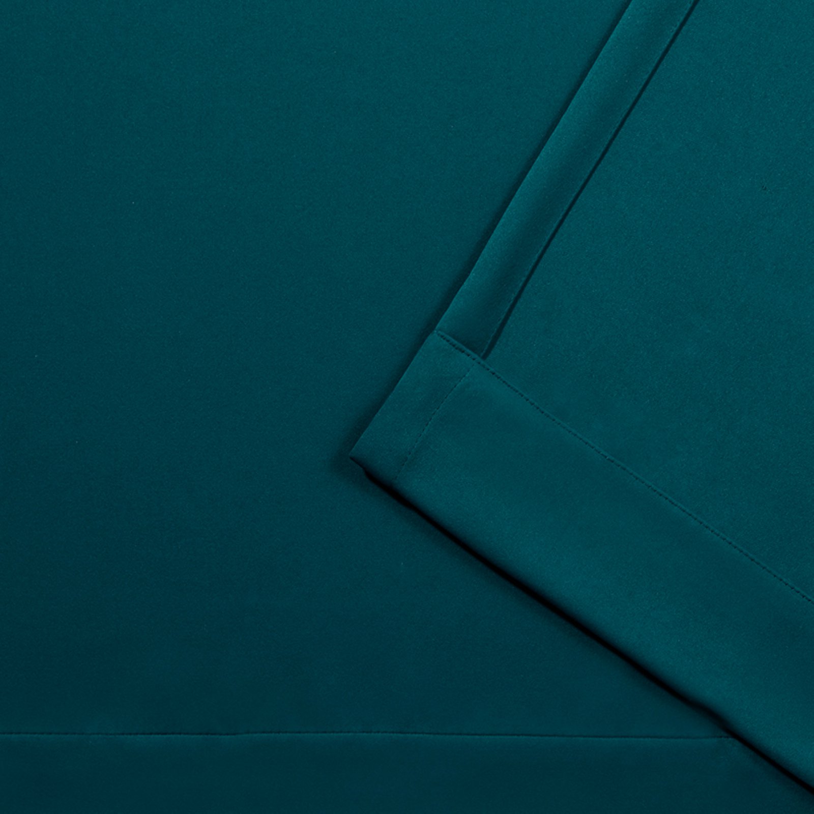 Set of 2 (84"x52") Sateen Twill Weave Insulated Blackout Grommet Top Window Curtain Panels Teal - Exclusive Home: Room Darkening Drapes