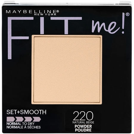 Maybelline Fit Me Set + Smooth Powder, Natural (Best Mac Setting Powder)