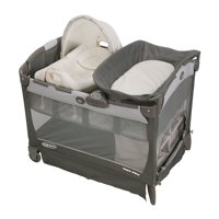 Graco Pack 'n Play Cuddle Cove LX Playard with Vibrating Baby Seat, Glacier