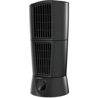 Lasko Desktop Wind Tower Oscillating Multi-Directional 2-Speed Fan, Model #T14305, Black