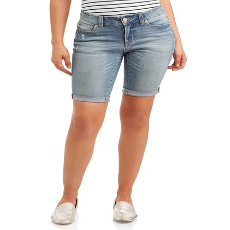 Time and Tru - Time and Tru Women's Bermuda Shorts - Walmart.com