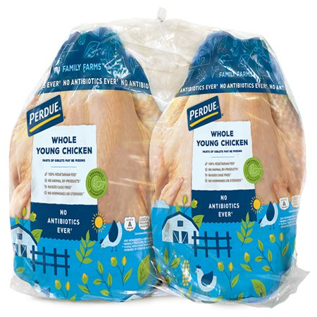 whole chicken pack fresh giblets perdue lbs twin