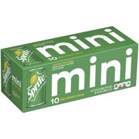 (3 Pack) Sprite Mini Cans, 7.5 Fl Oz, 10 Count