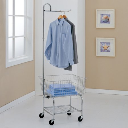 - Neu Home Commercial Grade Chrome Laundry Cart