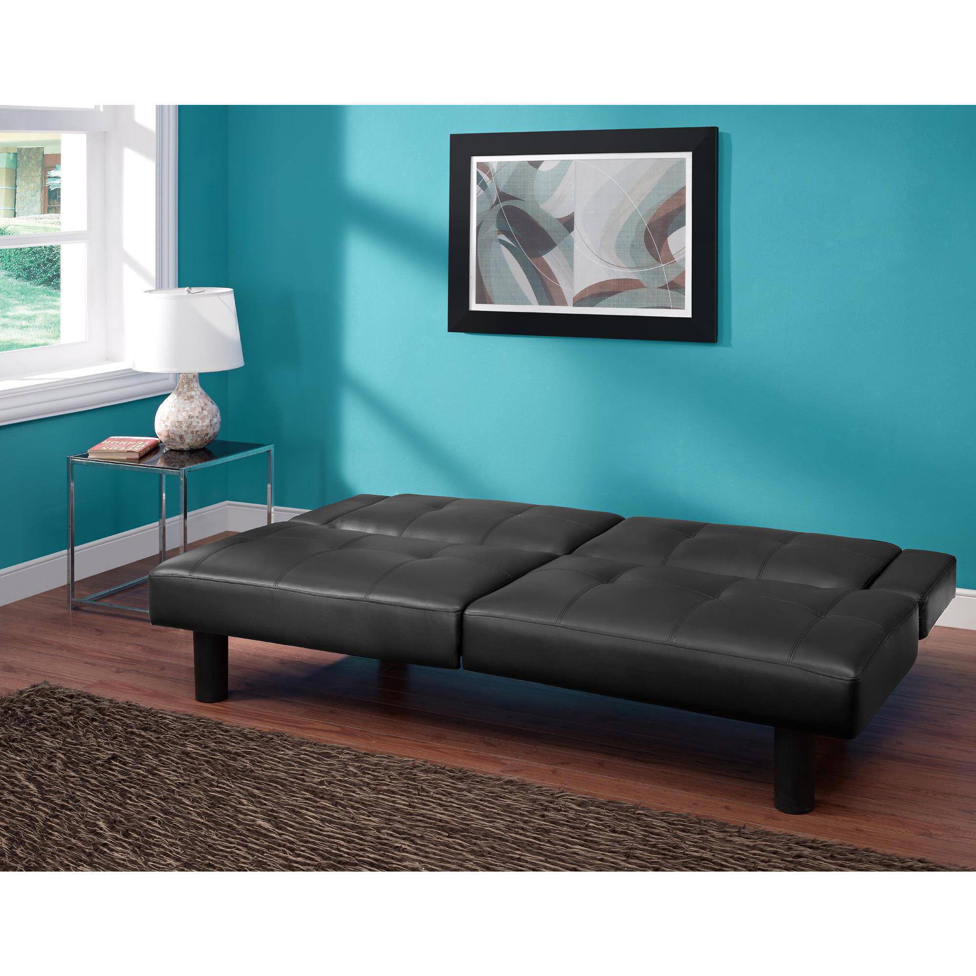 Mainstays Connectrix Faux Leather Futon, Multiple Colors