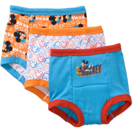 - Mickey Mouse Potty Training Pants Underwear, 3-Pack (Toddler Boys)