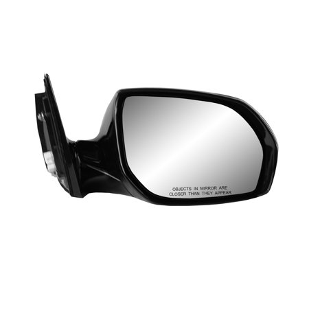- 65029Y - Fit System Passenger Side Mirror for 13-16 Hyundai Santa Fe, black w/ PTM cover, foldaway, does not apply to Sport Models, Power