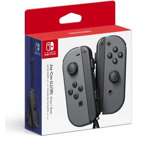 Nintendo Switch Joy-Con Pair (L/R), Gray, 45496590123