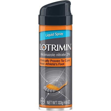 Lotrimin AF Athlete's Foot Liquid Spray, 4.6 Ounce Spray (Best Medicine For Athlete's Foot)
