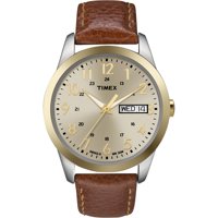 Timex Men's South Street Sport Watch, Brown Leather Strap