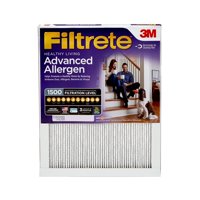 Filtrete 16x25x1, Healthy Living Advanced Allergen Reduction HVAC Furnace Air Filter, 1500 MPR, 1 Filter