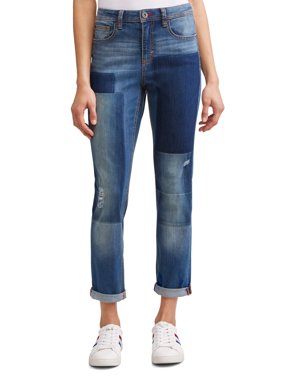 Alex Relaxed Vintage Patchwork Jean Women's (Medium Wash)