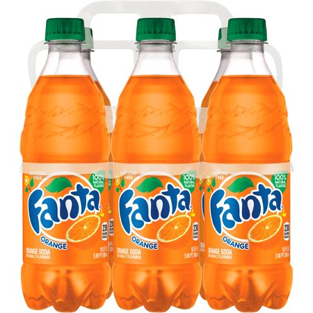 Diet Orange Soda - (4 Pack) Fanta Caffeine-Free Soda, Orange, 16.9 Fl Oz, 6 Count