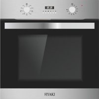 Hyaki 24" Modern Style Stainless Steel Built in Electric Single Wall Oven HYK-24WOX15