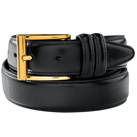 - Kingsize Men's Big & Tall Leather Belt With Classic Stitch Edge
