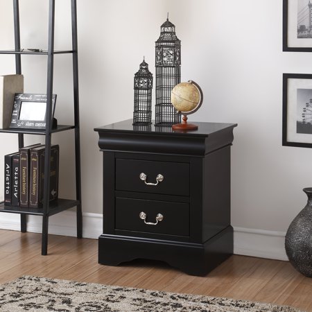 - Acme Furniture Louis Phillipe III 2-Drawer Nightstand, Multiple Finishes