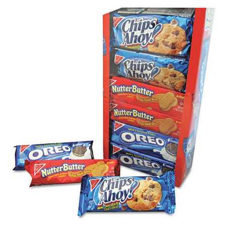 Nabisco Chips Ahoy! Nutter Butter, & Oreo Variety Cookie Pack, 23.4 Oz., 12 (Best Almond Butter Cookies)