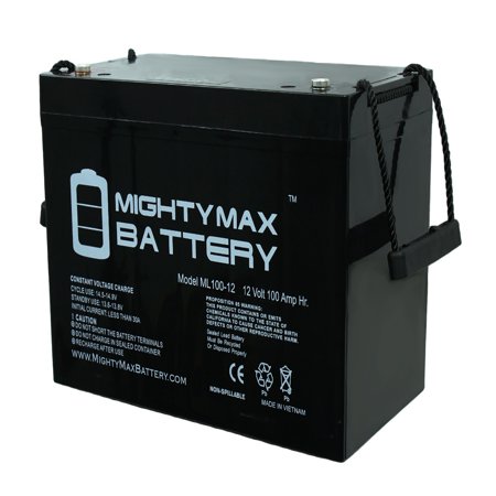 12V 100Ah SLA AGM Battery for Canadian SOLAR PV Solar Panels - Walmart.com