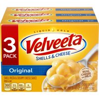 Kraft Velveeta Original Shells & Cheese Dinner 3 - 12 oz Boxes