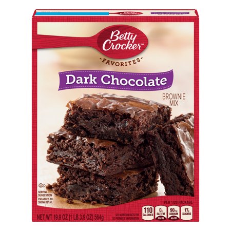 Signature Brownies - (5 Pack) Betty Crocker Dark Chocolate Brownie Mix Family Size, 19.9 oz