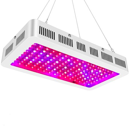 Yosoo 600w/1000w/1200w LED Grow Light with Bloom and Veg Switch 2 Chips LED Plant Growing Lamp Full Spectrum with Daisy Chained Design for Professional Greenhouse Hydroponic Indoor