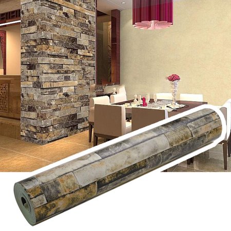 Wallpaper Effect Natural Embossed Stack Stone Brick Wall Paper Wallpaper Effect Natural Embossed Stack Stone Brick Wall Paper