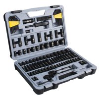 STANLEY STMT72254W 123-Piece Mechanics Tool Set, Black Chrome