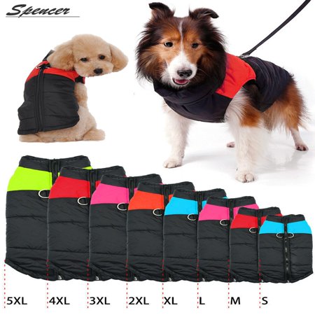 Spencer Warm Dog Coat for Winter Dog Clothes Protection Down Jacket Vest for Small Medium