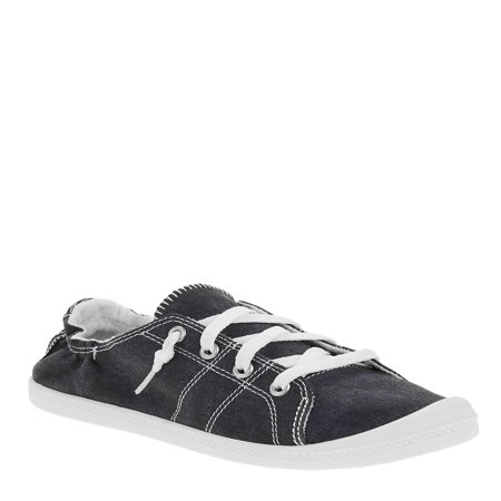 time and tru white canvas shoes