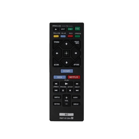 Replacement Sony RMT-B126A Blu-ray Disc Player Remote Control for Sony BDP-S3200 Blu-ray Disc