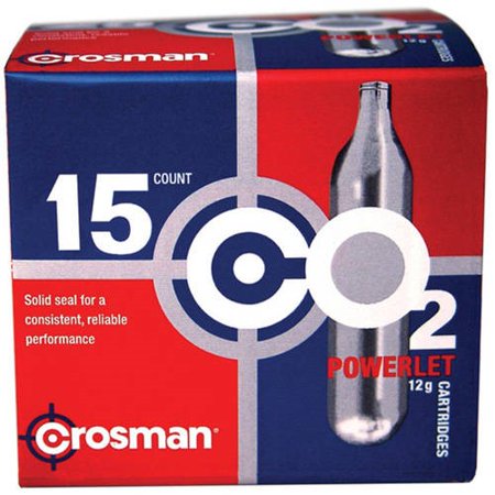 Airsoft Bb Bullets - Crosman 12g CO2 Powerlets, 15 ct, C2315