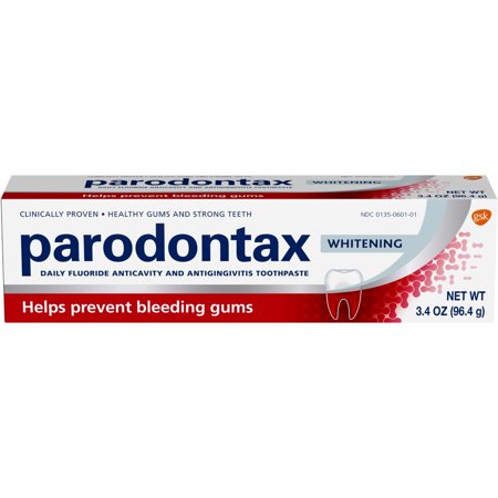 Parodontax Bleeding Gums Toothpaste, Teeth Whitening, 3.4