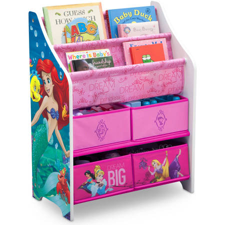 Disney Princess Book & Toy Organizer by Delta (Best Toy Organizer System)