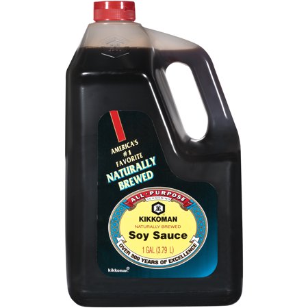 Kikkoman Soy Sauce, 1 Gallon - Walmart.com