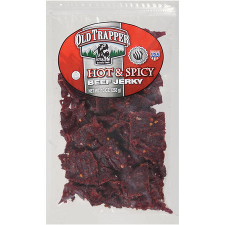 Old Trapper Hot & Spicy Beef Jerky, 10 Oz. (Best Hot Beef Jerky)