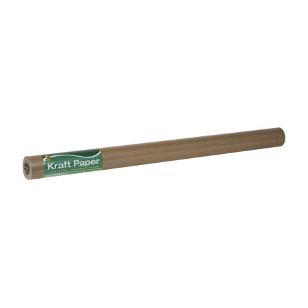 Brown Kraft Paper Roll - Duck Brand Kraft Paper Roll, 2.5 Ft. x 30 Ft., Brown