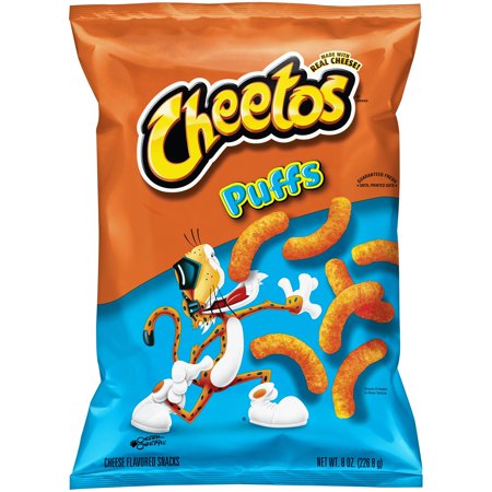 Cheetos Puffs, Cheese Flavored Snacks, 8 oz. Bag - Walmart.com