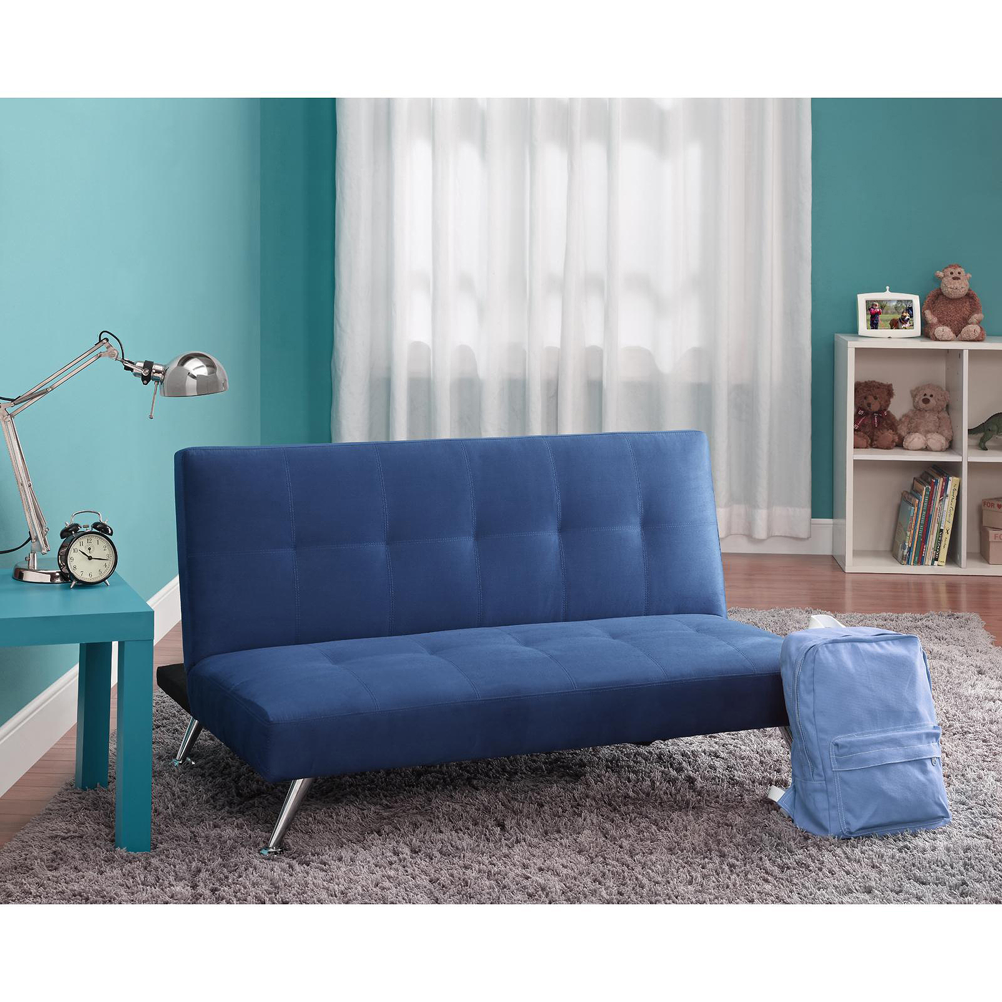 Piccolo Junior Microfiber Sofa Lounger, New Blue