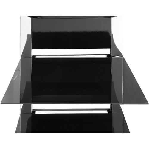 AltraMount Black and Chrome Wall Mount TV Stand for TVs up to 60''