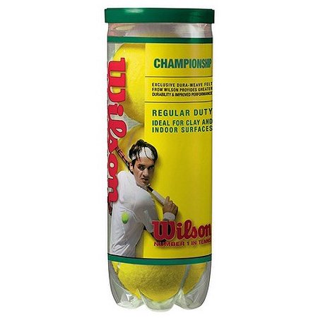 - Wilson Championship Regular Duty Tennis Balls (1-can)
