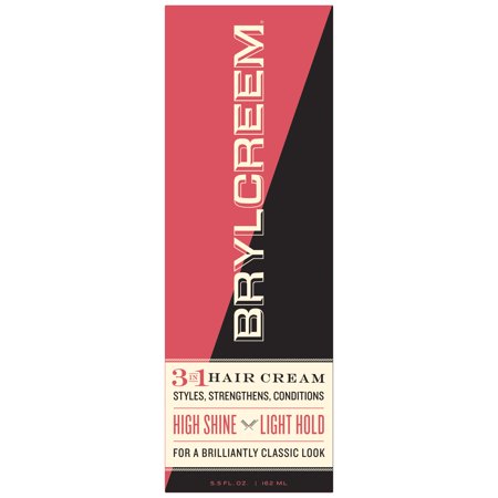 Brylcreem High Shine 3n1 Hair Cream for Men that Styles, Strengthens and Conditions Hair, 5.5 Fluid