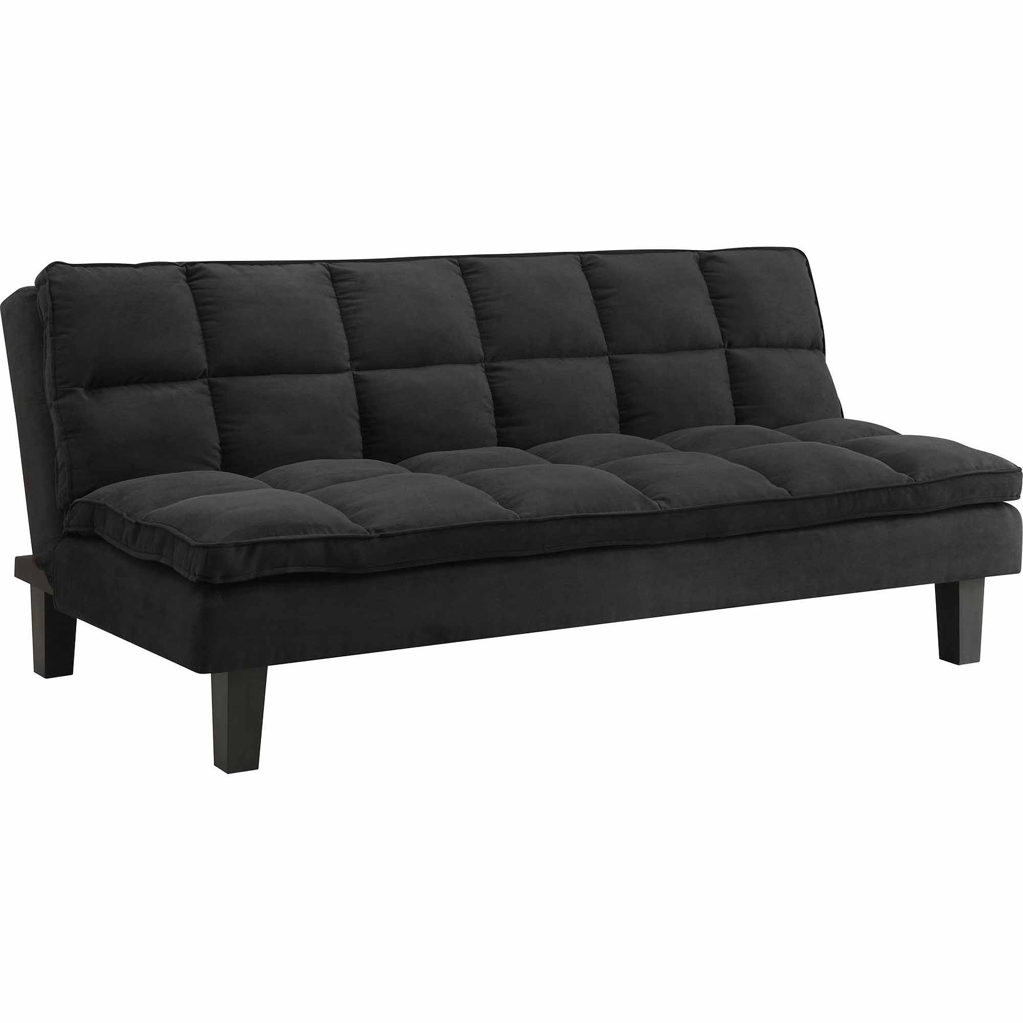 Allegra Pillow-Top Futon, Black