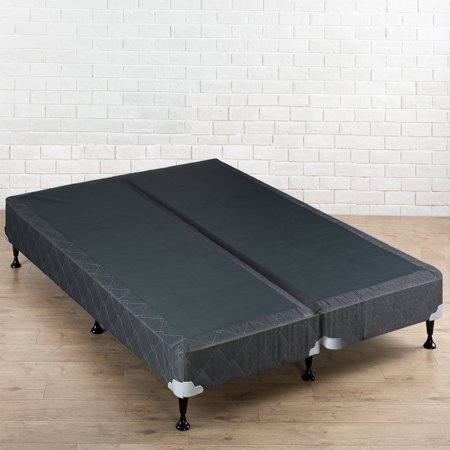 Low Profile Set - WAYTON, 13-inch Fully Assembled Medium Plush Pillow Top Innerspring Mattress and Low Profile Box Spring/foundation set / 74x44 (Not Standard Size) / Grey And White Color