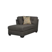 Ashley Furniture Chaise Lounges Ashley Furniture Delta City Left Arm Chaise Lounge In Steel