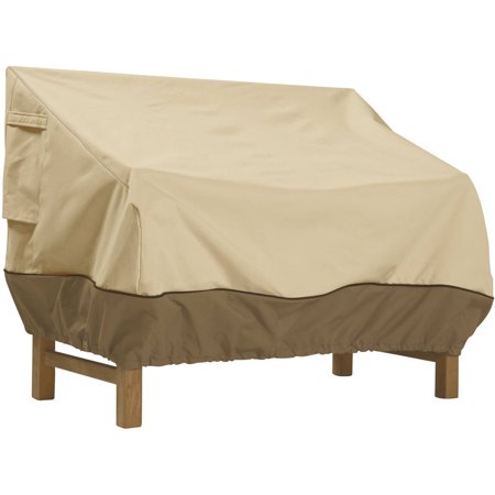 Classic Accessories Veranda Patio Bench and Loveseat Furniture Storage Cover, Large, fits up to 88"L x 32.5"W