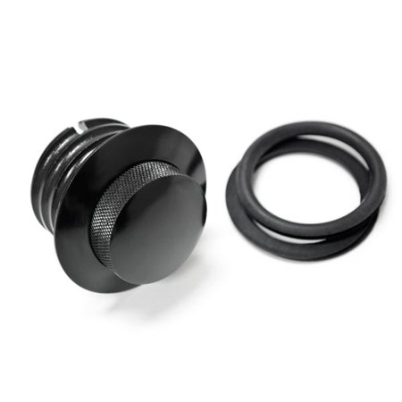 - Krator Flush Black Pop Up Gas Cap Vented Fuel Tank Gas For Screamin Eagle Fat Bob FXDFSE2 2010